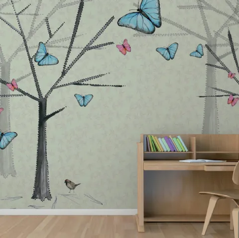 Carta da parati Butterfly di Glamora