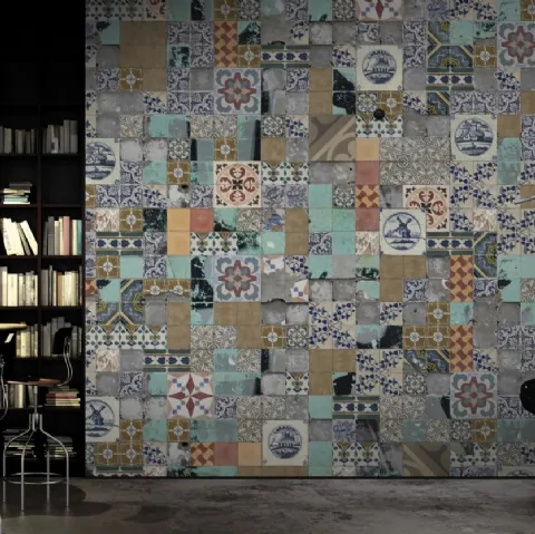 Carta da parati Tiled Up di Glamora