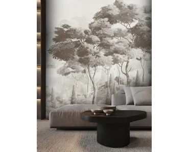 Carta da parati Wallpainting Tree di Adriani e Rossi