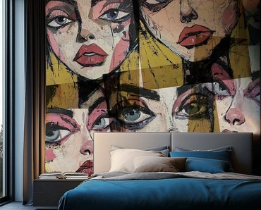 Carta da parati Woman Look di Adriani e Rossi