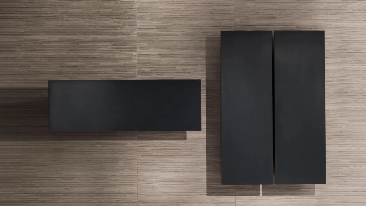 Pensile Contenitore in legno laccato BD27 BD37 di Laura Meroni
