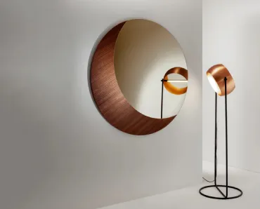 Specchio Decor Mirror con cornice in legno di Laura Meroni