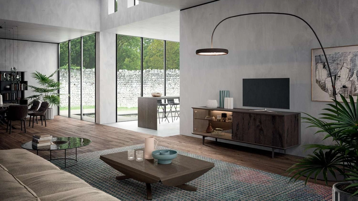 Tavolino trasformabile in legno Ellis di Ozzio