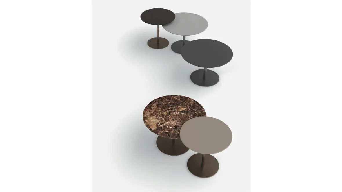 Tavolino Glam Side in laccato o gres di Art Nova