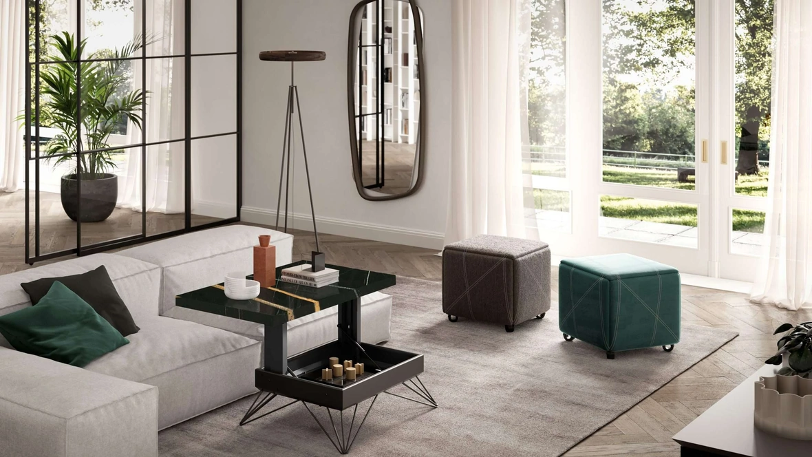 Tavolino multifunzione Radius di Ozzio