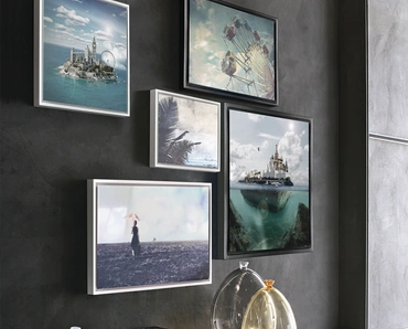 Quadri su tela Canvas con cornice di Adriani e Rossi