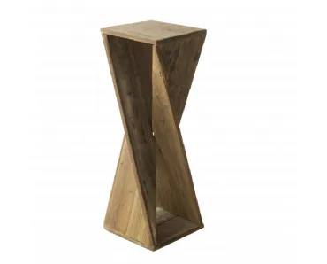 Tavolino Alto Clessidra art 5299 in legno di abete vecchio di Re-wood