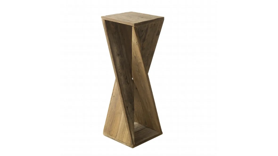 Tavolino Alto Clessidra art 5299 in legno di abete vecchio di Re-wood