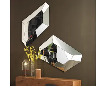 Specchio in cristallo Diamond di Cattelan Italia