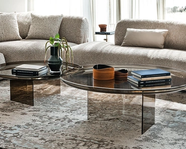 Tavolino Standard realizzato in vetro di Cattelan Italia