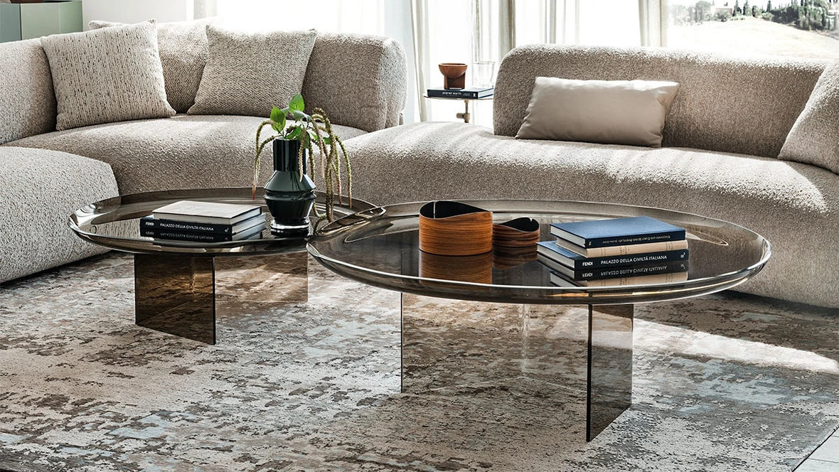 Tavolino Standard realizzato in vetro di Cattelan Italia