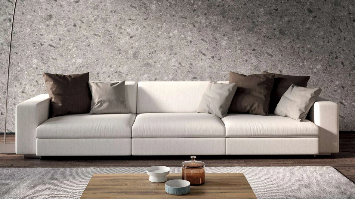 Tavolino Trasformabile Sydney in Eco Legno Vecchio Antico e metallo di Ozzio