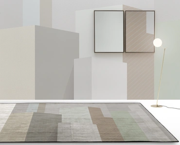 Tappeto Rainbow Rayon di Adriani e Rossi