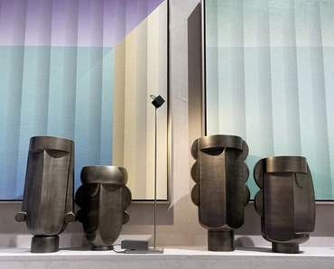 Vasi in ceramica Scacco Matto Collection di Adriani e Rossi