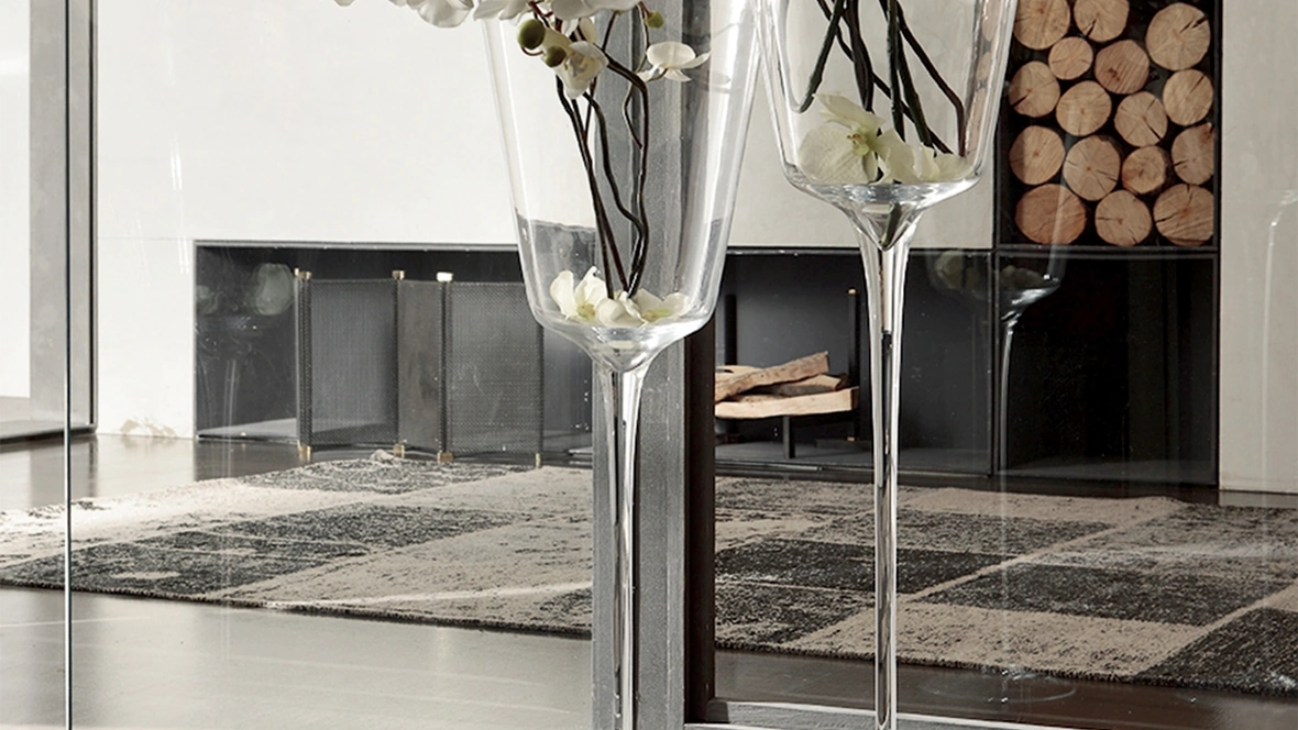 Vaso King in vetro a forma di calice di Adriani e Rossi