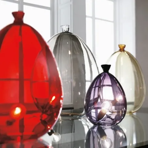 Lampada in vetro soffiato veneziano a vari colori Balloon Table di Adriani e Rossi