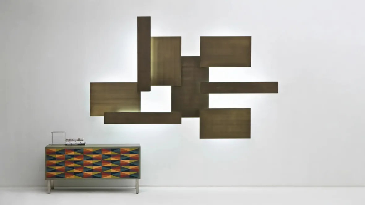 Lampada da parete componibile LightWall di Laura Meroni