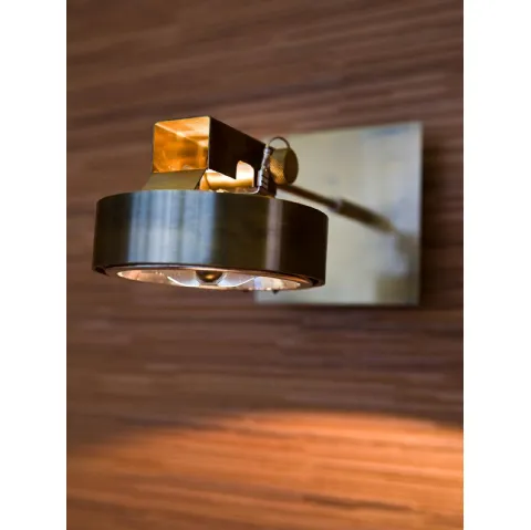 Lampada da parete in ottone brunito Work Light MA 01 di Laura Meroni