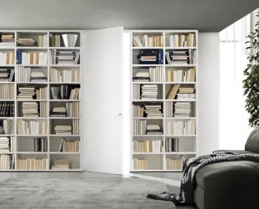 Porta per interni in legno laccato opaco bianco Gea Battente con Stipite di Doal