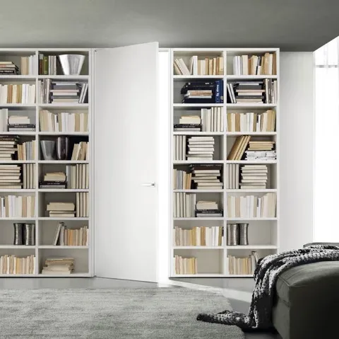 Porta per interni in legno laccato opaco bianco Gea Battente con Stipite di Doal