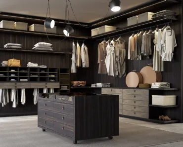 Cabina Armadio Burnt Wood di Fimes