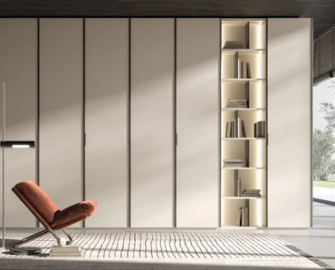 Armadio battente Kyoto Bianco di Tagliabue Mobili