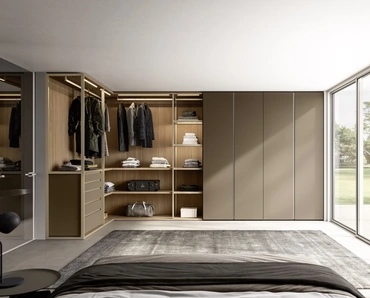 Armadio angolare Tape di Sangiacomo