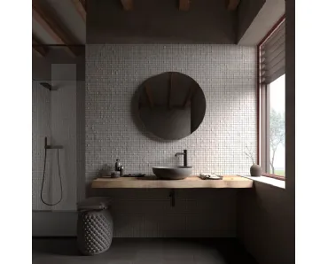 Mobile da Bagno Essential art 5410 in rovere massello di Re-wood