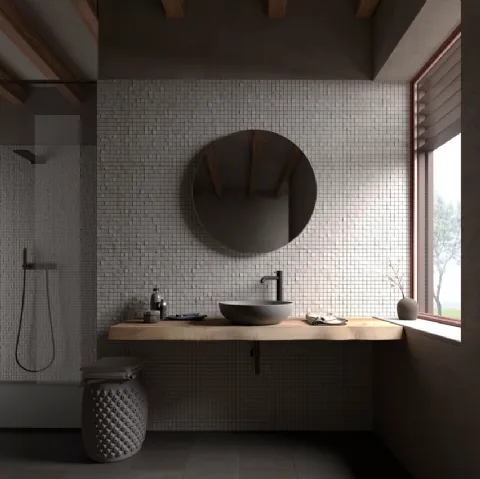 Mobile da Bagno Essential art 5410 in rovere massello di Re-wood
