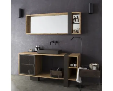 Mobile da Bagno Industrial art 5364 di Re-wood