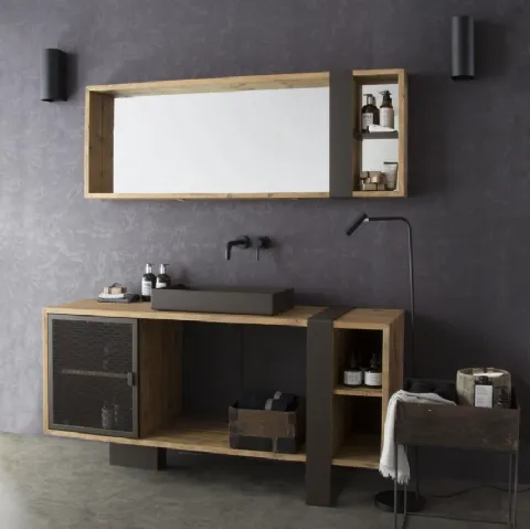 Mobile da Bagno Industrial art 5364 di Re-wood