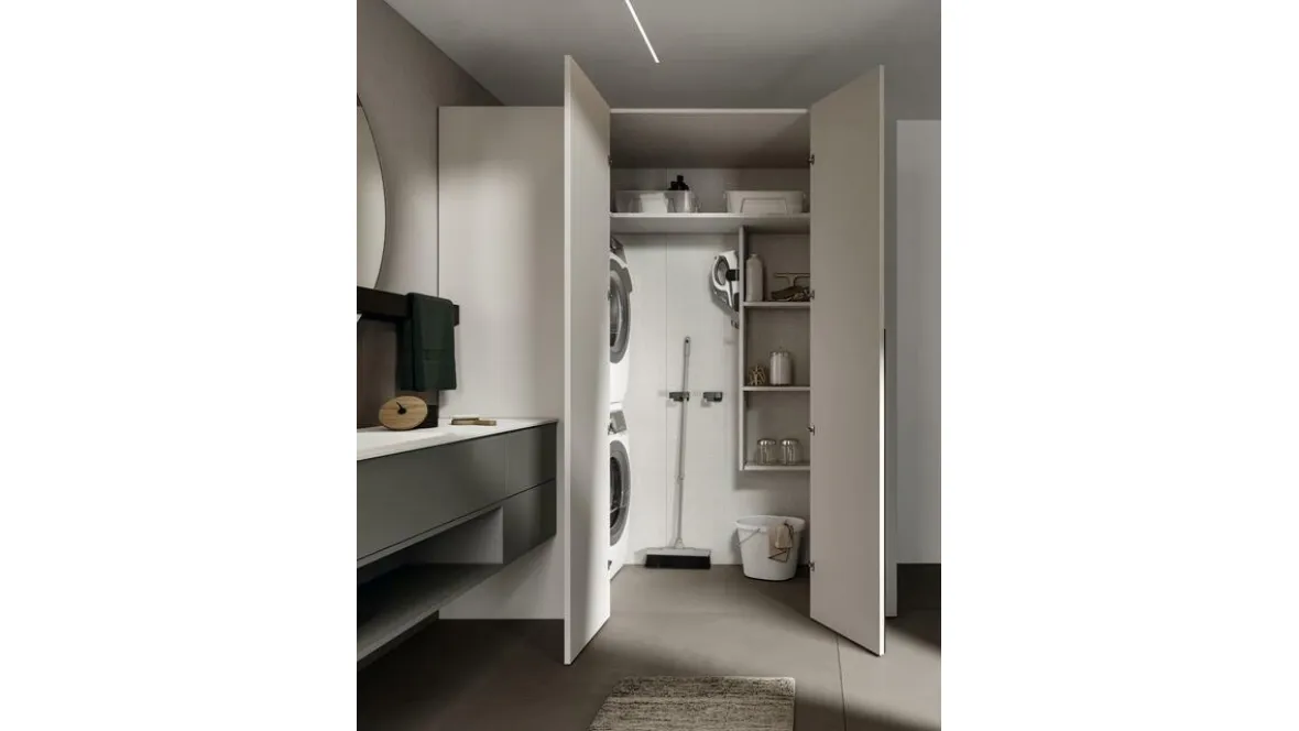 Mobile da Bagno per lavanderia Minerva 14 di Edoné