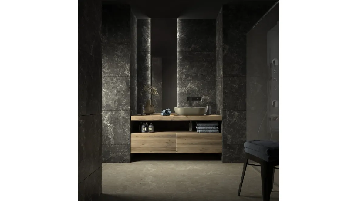 Mobile da Bagno New Natural art 5400 in abete da recupero di Re-wood