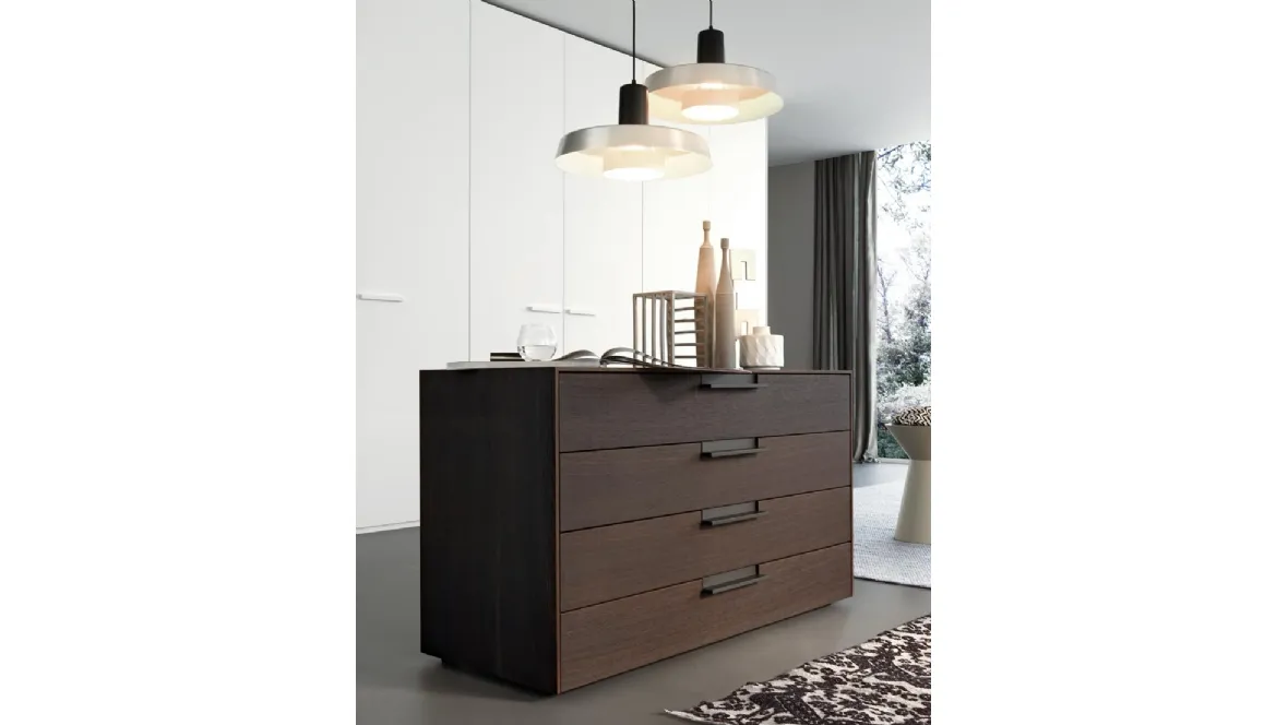 Comò Flat in rovere di Giellesse