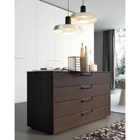 Comò Flat in rovere di Giellesse