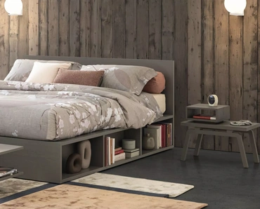 Comodino Stock con vano a giorno di Oggioni