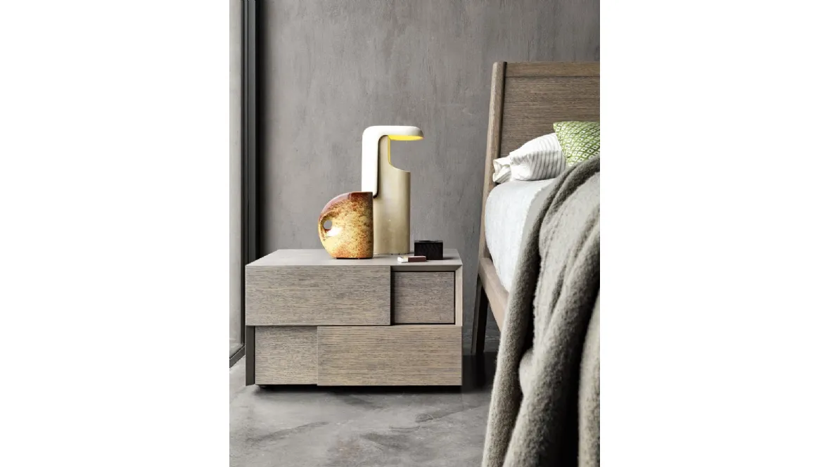 Comodino Twist in Rovere di Giellesse