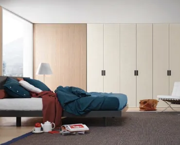 Letto in legno con testiera Brio di Sangiacomo