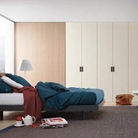Letto in legno con testiera Brio di Sangiacomo