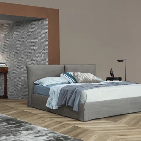 Letto in tessuto Lazy 015 di Flexteam