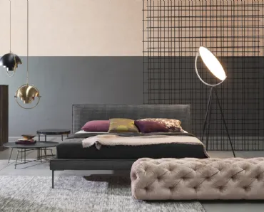 Letto in tessuto Planet Gold di Flexteam