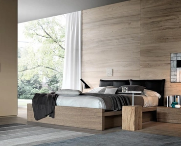 Letto con box contenitore Avalon di Giellesse