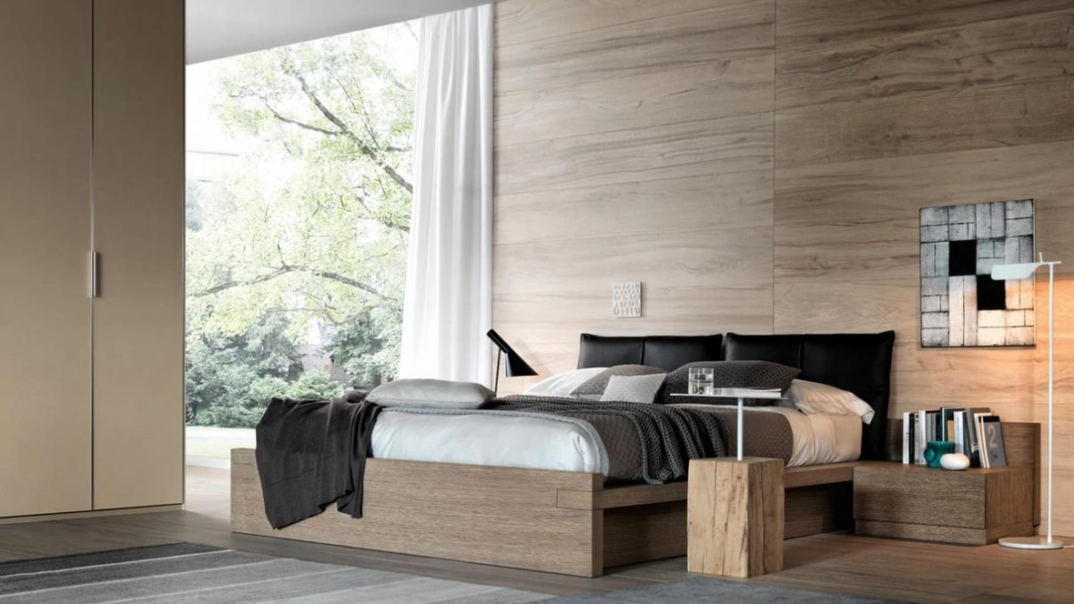 Letto con box contenitore Avalon di Giellesse