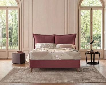 Letto matrimoniale Mariposa con contenitore di Oggioni