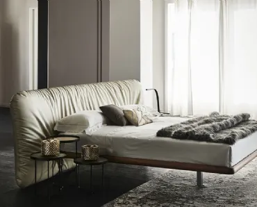 Letto in ecopelle Marlon di Cattelan Italia
