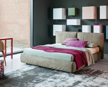Letto imbottito Miller di Flexteam
