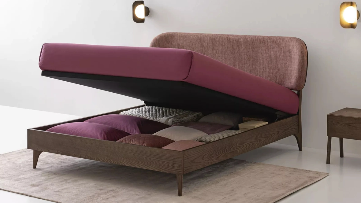 Letto Mirabel con box contenitore di Oggioni