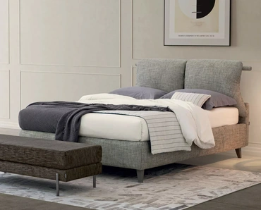 Letto in tessuto Pug con box contenitore di Oggioni