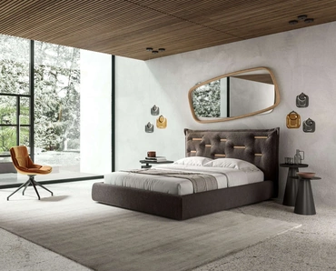 Letto con box contenitore Saona di Ozzio