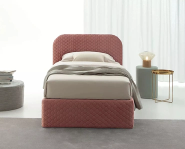 Letto Singolo con contenitore Golf 602A di Oggioni